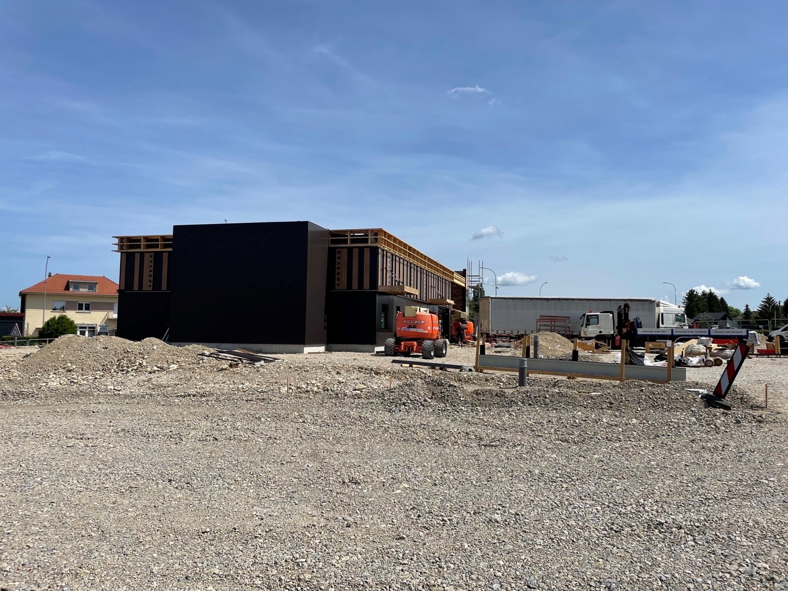 Retail Park, 'Le 25800' à Valdahon - Avancement des travaux