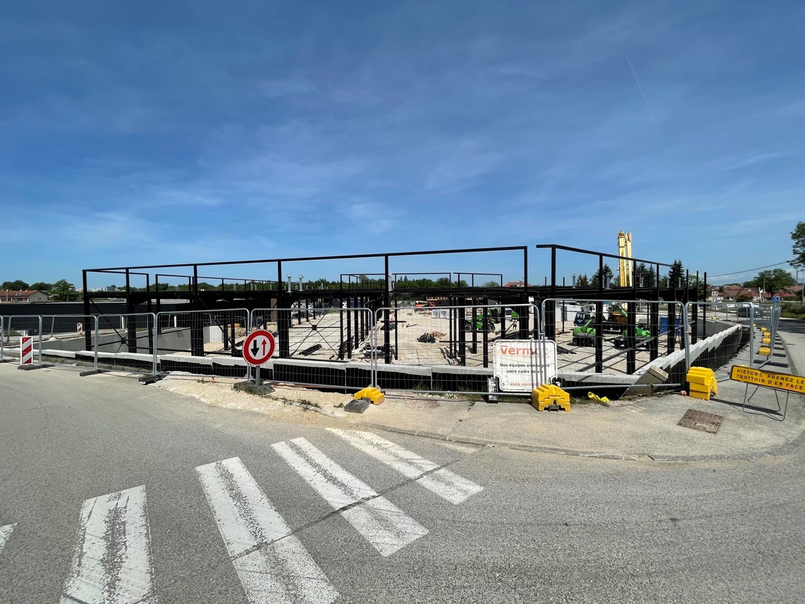 Retail Park, 'Le 25800' à Valdahon - Avancement des travaux
