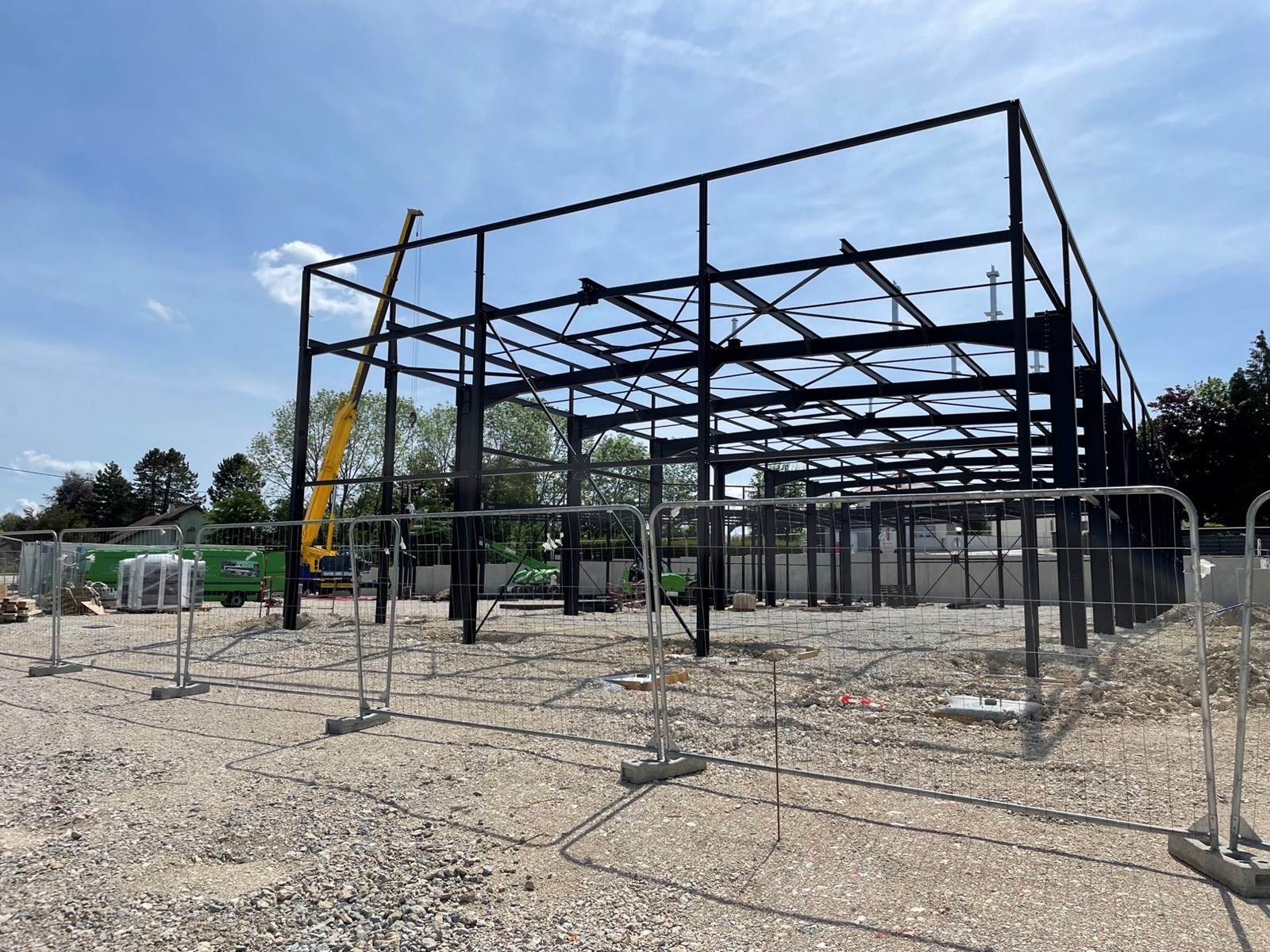 Retail Park, 'Le 25800' à Valdahon - Avancement des travaux