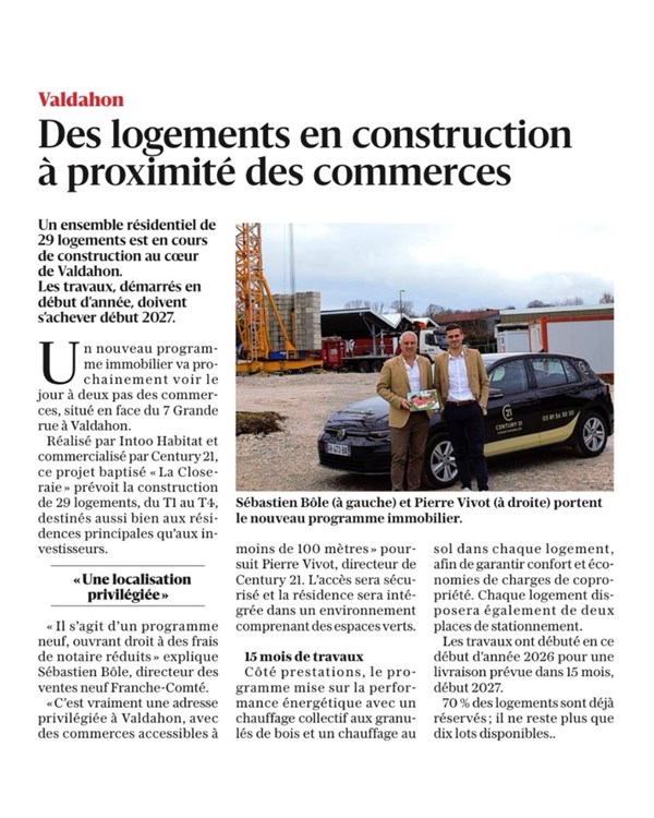 🗞️ La Closeraie à Valdahon mise à l’honneur dans L’Est Républicain