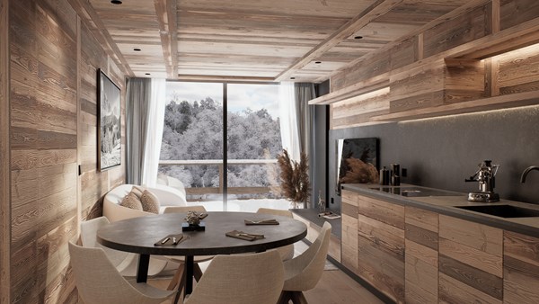 Le Monta à La Clusaz : deux appartements T3 en rénovation au cœur des Aravis