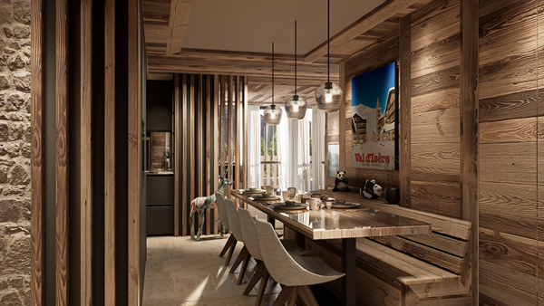 Rénovation d'un appartement à Val d'Isère : le chantier entre dans une nouvelle étape
