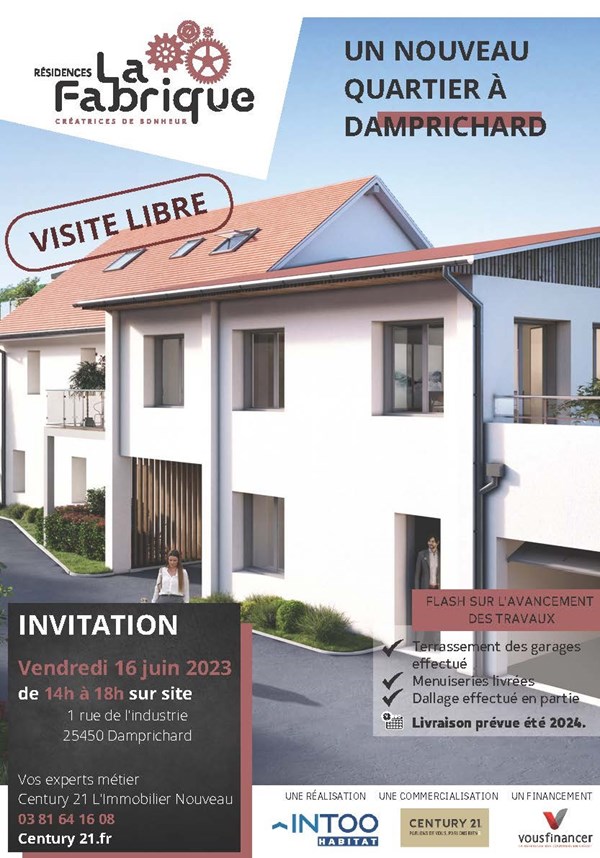 VISITE LIBRE : Résidences &#39;La Fabrique&#39; à Damprichard