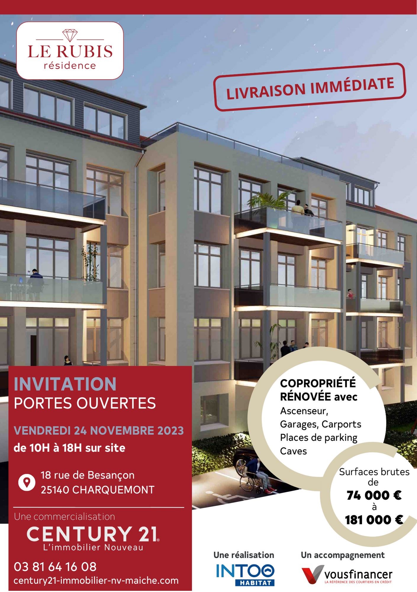 PORTES OUVERTES : Résidence "Le Rubis" à Charquemont