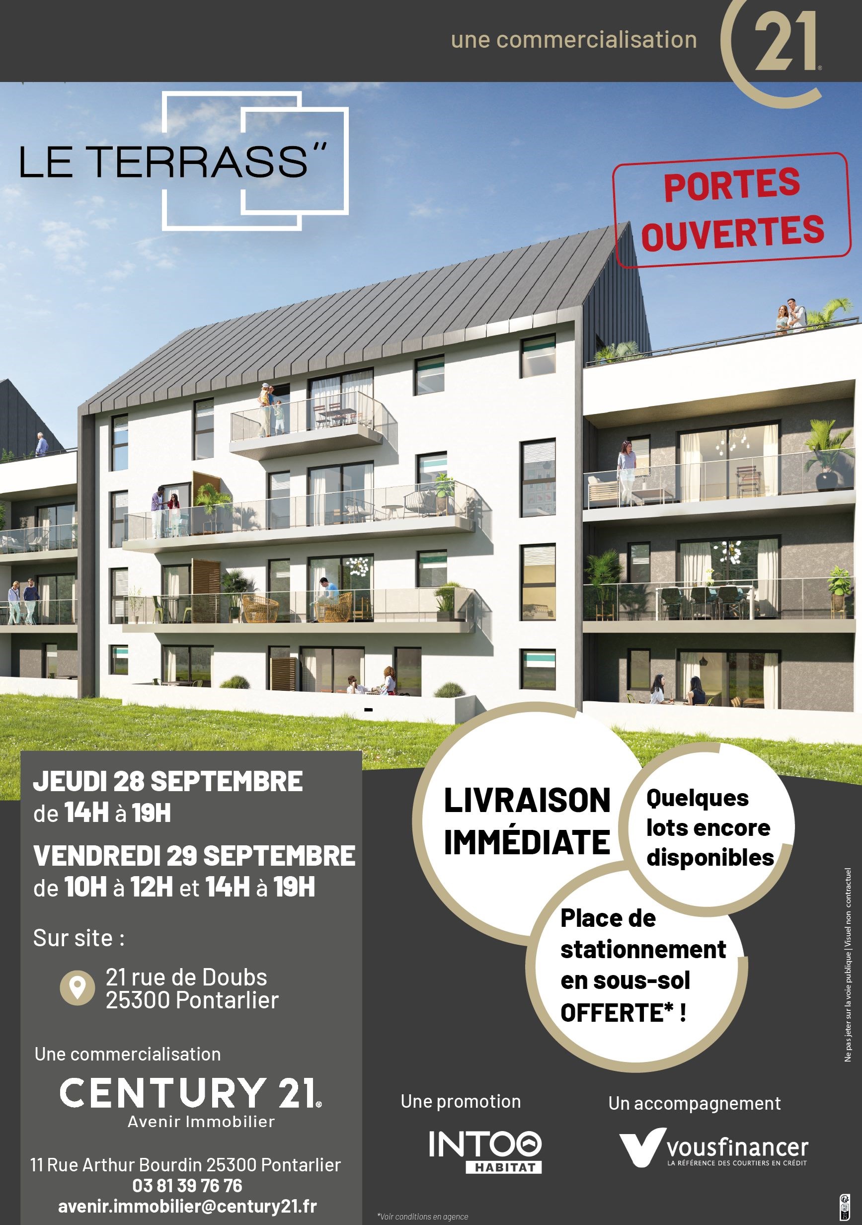 PORTES OUVERTES : Résidence Le Terrass" à Pontarlier