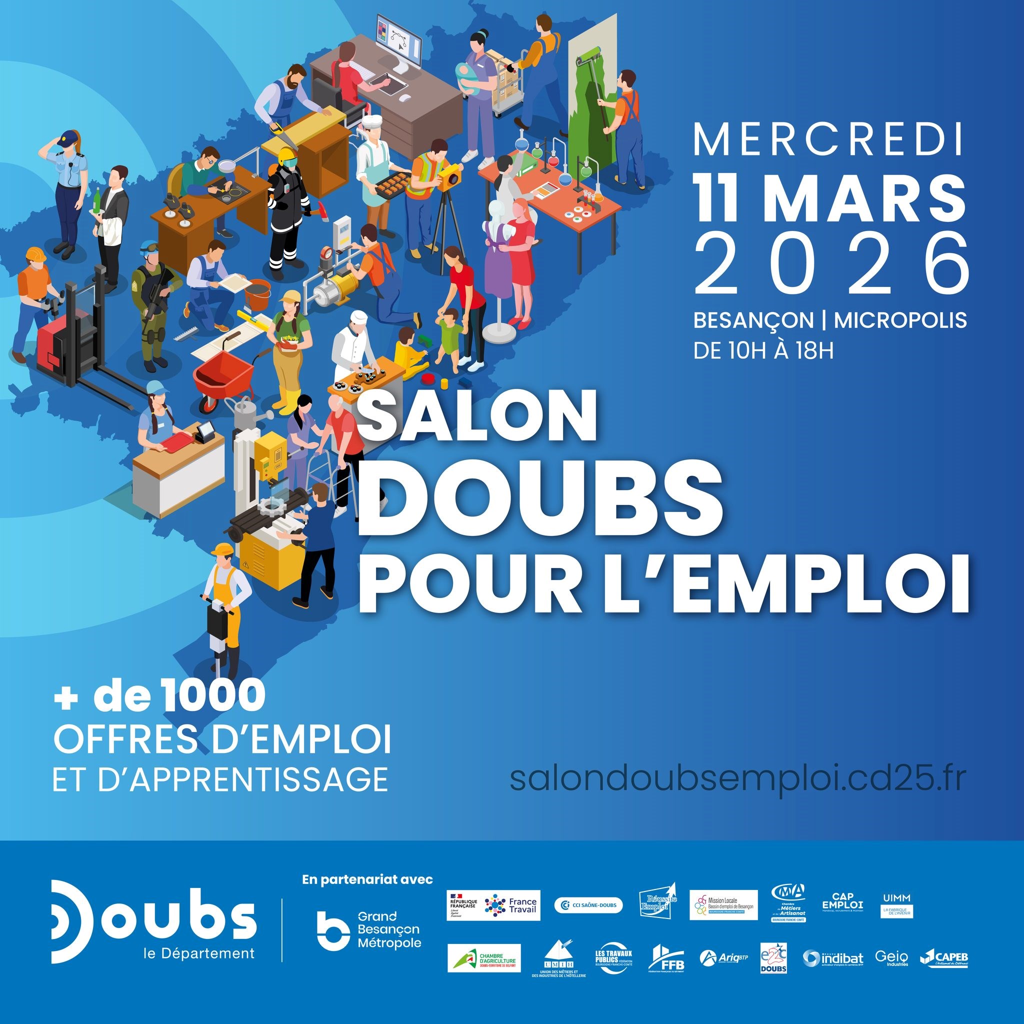 INTOO Habitat présent au Salon du Doubs de l’Emploi à Besançon