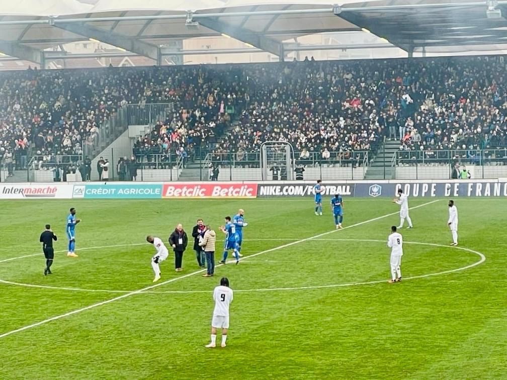 INTOO Habitat fier d'être partenaire du CA Pontarlier ! Match de coupe de France contre l'Olympique Lyonnais (OL)